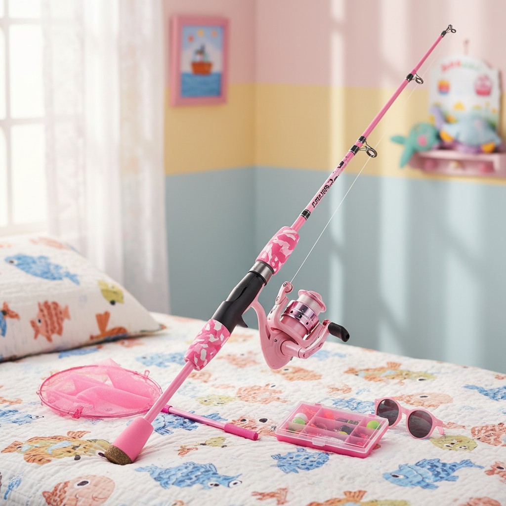 amazon pink collapsible fishing pole WIDDEN Kids Pole, Portable Telescopic Fishing Rod, Toddler Fishing Rod and Reel Combo with Tackle Box for Boy, Girl, Youth, Beginner, Over 3 Years Old (Bubblegum & Fantastic Fishing Kit The 3 eye (1.2M 3.94Ft) or 4 eye (1.5M 4.92Ft) construction on the body of the rod guides the line and allows for short casting distances Telescopic Fishing Rod Reel Combo