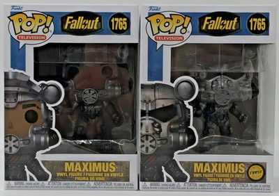 Funko Pop! Television Fallout Maximus Common + CHASE #1765 Set of 2 W/Protector
