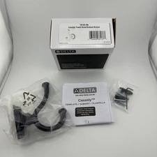 Delta 79735-RB Factory Sealed Delta Cassidy Double Robe Hook Rubbed Bronze