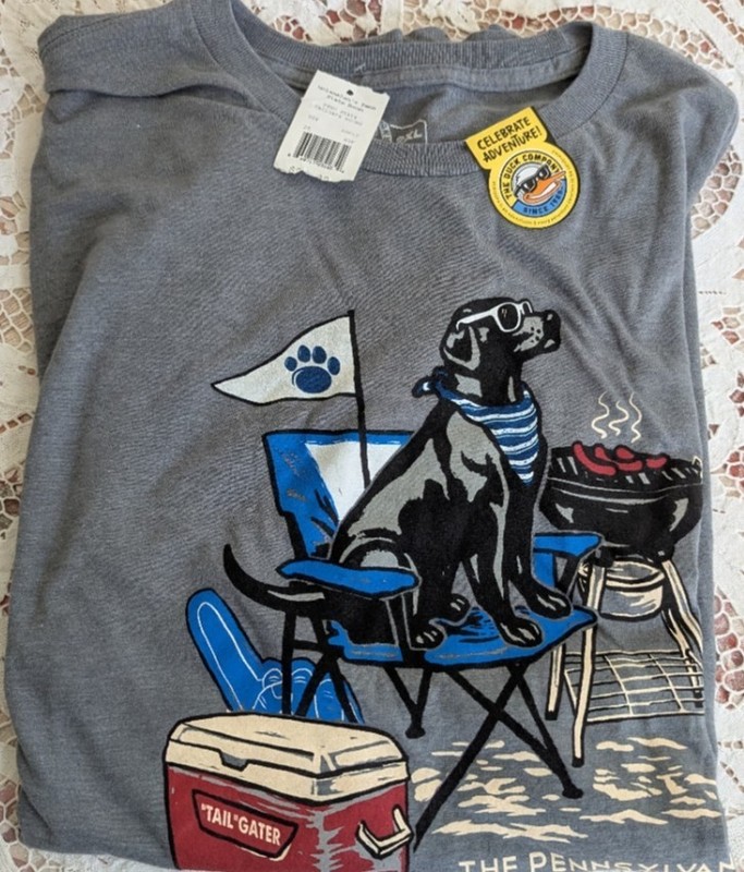 PENN STATE Nittany Lions PSU Tailgater XXL T-Shirt THE DUCK COMPANY New wTags