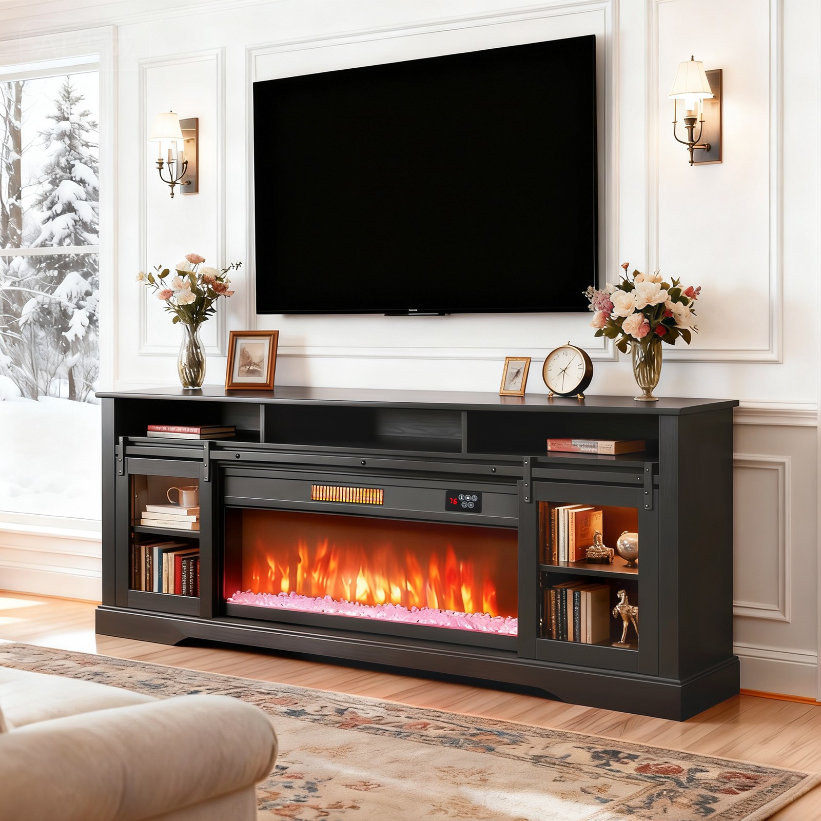 For Tvs Up To 80 Inches, Gray