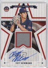 2025 Panini Stars and Stripes Signature Materials Trey Newmann #SSM-TN Auto 4g8