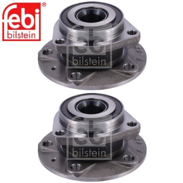 2X Radlagersatz Febi Bilstein 26378 2 Radlager Satz Links Rechts Vorne-image