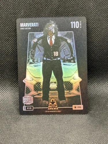 Bo Jackson Battle Arena Marverati RC BF-125 Marvin Harrison Jr. Steel Battlefoil