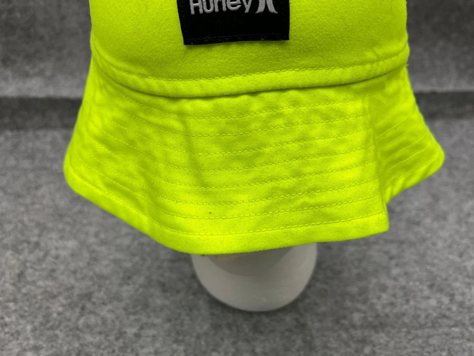 Sombrero Hurley Bucket Juvenil 4T Amarillo Neón 100% Poliéster Playa Exterior Foto 3 de 4