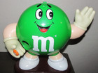 Vintage 1992 Smiling & Waving Green M&M Candy Dispenser - The Mars Corporation — photo 1