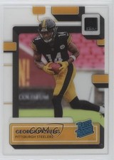 2022 Panini Clearly Donruss Rated Rookie George Pickens #73 18fx