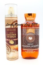 BATH BODY WORKS / SWEET CINNAMON PUMPKIN / FRAGRANCE MIST BODY WASH SET