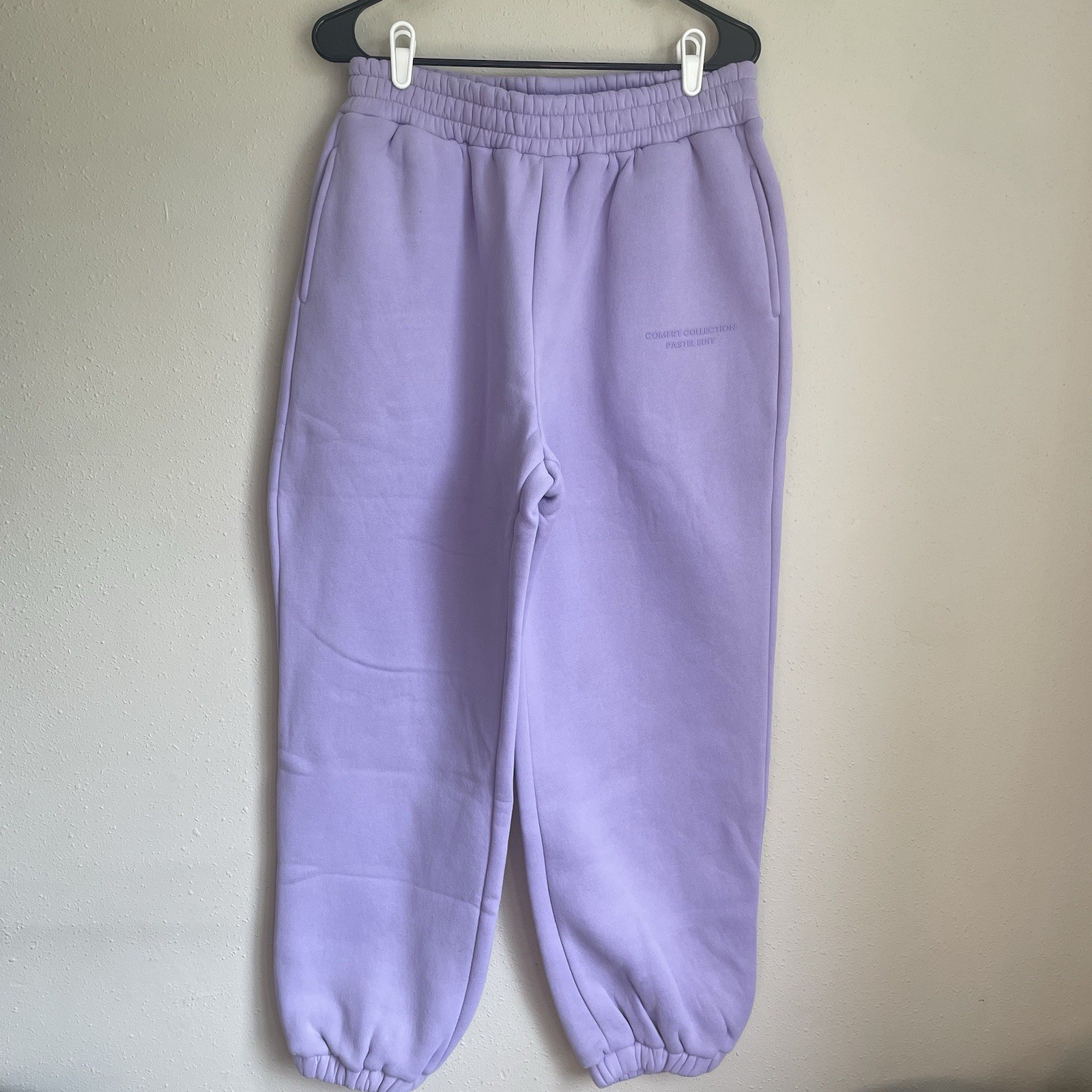 Comfrt Collection Pastel Edit Purple Joggers Size Large