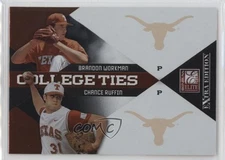 2010 Donruss Elite Extra Edition College Ties Brandon Workman Chance Ruffin #2