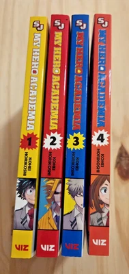 My Hero Academia Starter Pack, Volumes 1-4 Manga Set by Kohei Horikoshi