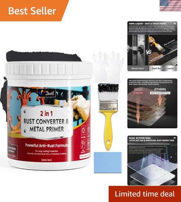 #ad for Metal 2 in 1 Paint and Primer Converts Rust to Long Lasting Protective ... $34.10