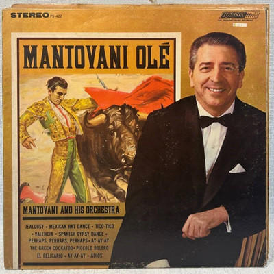 Mantovani And His Orchestra - Mantovani Olé LP 1965 London PS 422 Latin EX/VG