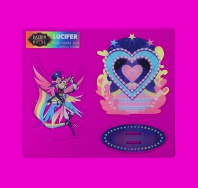 Hazbin Hotel ルシファー　アクリルスタンド　PRIDE Hazbin Hotel Pride 2025 Lucifer Acrylic Standee - IN HAND | eBay
