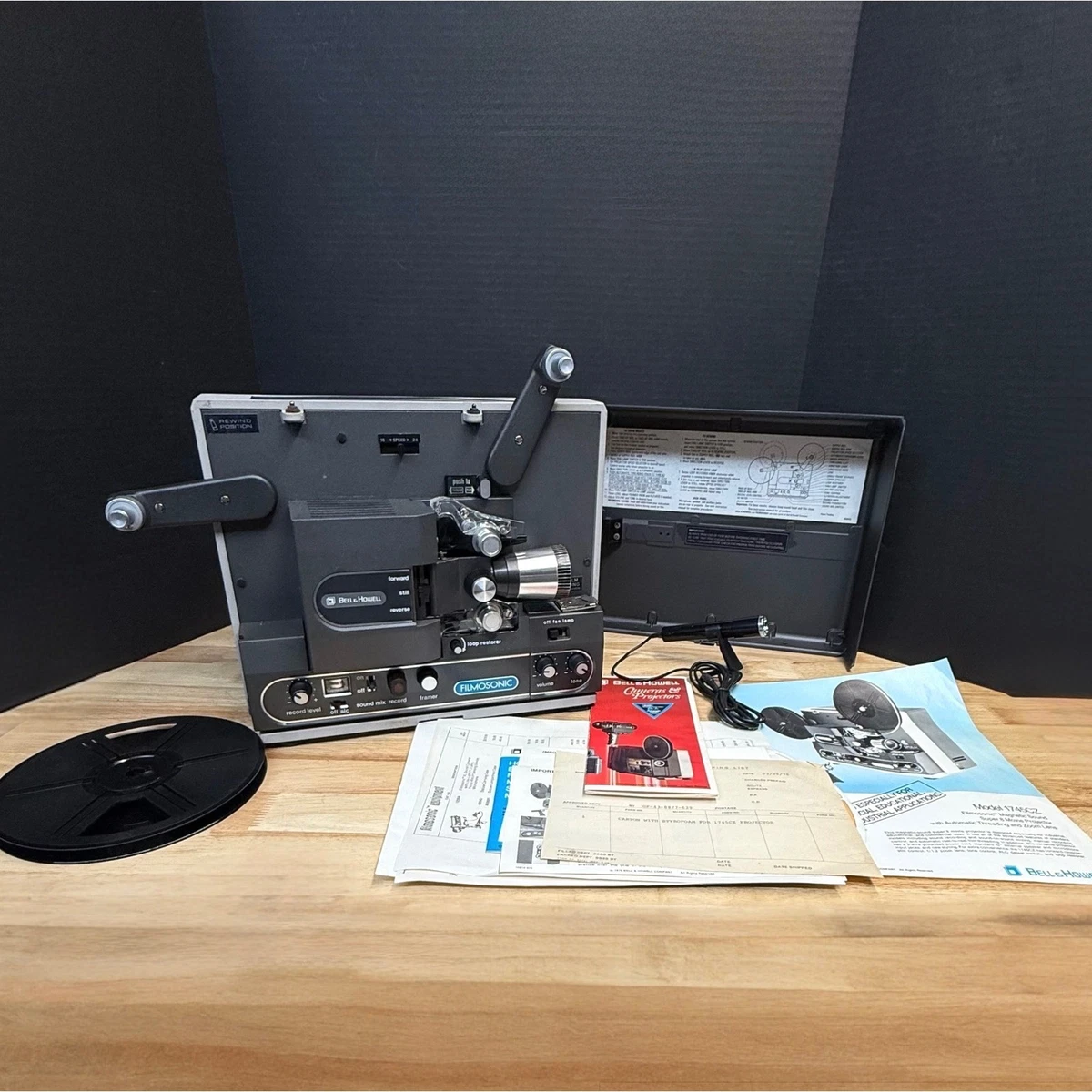 【動作確認済】ベルハウエル　フィルモソニック498 サウンドプロジェクター Fixing the filmosonic - YouTube