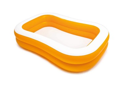 Intex 57181EP 90x58x18 Mandarin Orange Swim Center Inflatable Kiddie Pool