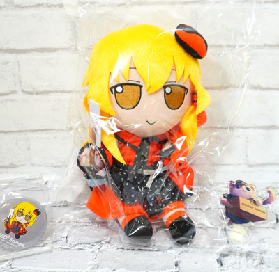 TOUHOU PROJECT Sanae Kochiya Plush Doll No97 Fumofumo fumo w/ badge New