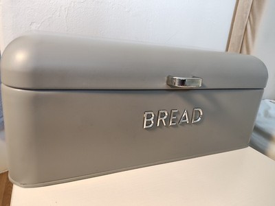 42cm Rechteckig Metall Brot Arbeitsplatte Aufbewahrungsbehälter Caddy Behälter Box Topf