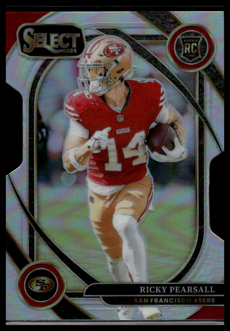 2024 Panini Select #285 Ricky Pearsall Silver Prizm Die Cut (RC)