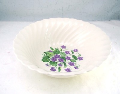 Royal China ROYAL VIOLET Round Vegetable Bowl 8 7/8'' x 3'' EXCELLENT