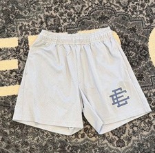 Eric Emanuel EE Basic Mesh Shorts Light Blue Size Medium