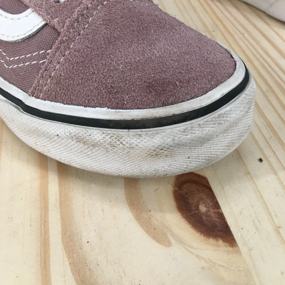 VANS Zapatos Juveniles 1 Niños Old Skool Informales Zapatillas bajas Púrpura Gamuza Con cordones Foto 4 de 4