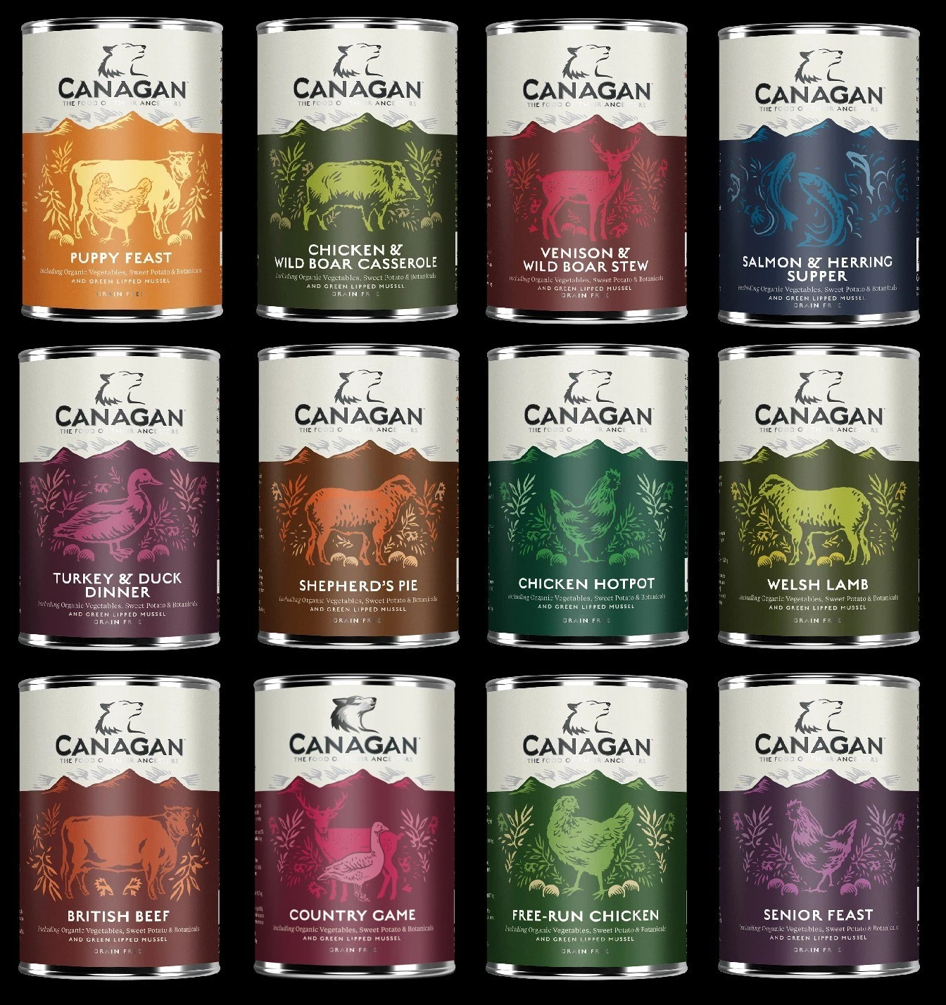 Canagan Wet dog food tins / cans x 40. Short dated / dented but new! Bargain!