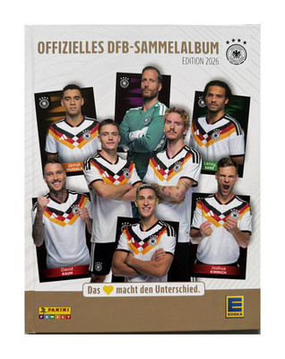EDEKA Panini DFB Sammelkarten Trading Cards WM 2026 - 1x HARDCOVER ALBUM