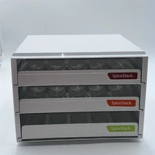 Youcopia SpiceStack Spice Rack Organizer Pull Out Drawers 27 Spice Bottle Holder