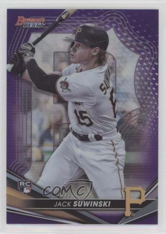 2022 Bowman's Best Purple Refractor 158/250 Jack Suwinski #32 0lj0