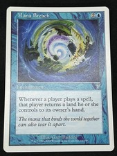 Magic the Gathering MTG Mana Breach Blue Core Set 7th Edition Uncommon