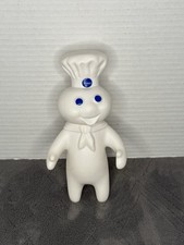 Pillsbury Doughboy Rubber Vinyl Figure Swivel Head Doll 1971 Vintage 7"