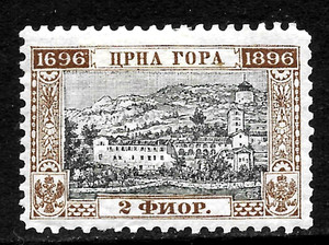 HICK GIRL-OLD MINT MONTENEGRO  SC#56    MONASTERY  AT CETINJE        A2835