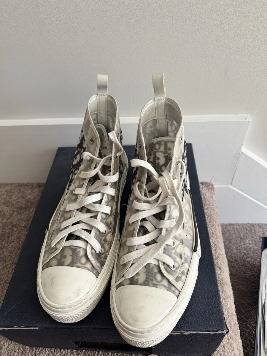 Dior B23 High Dior Oblique - White for sale | eBay