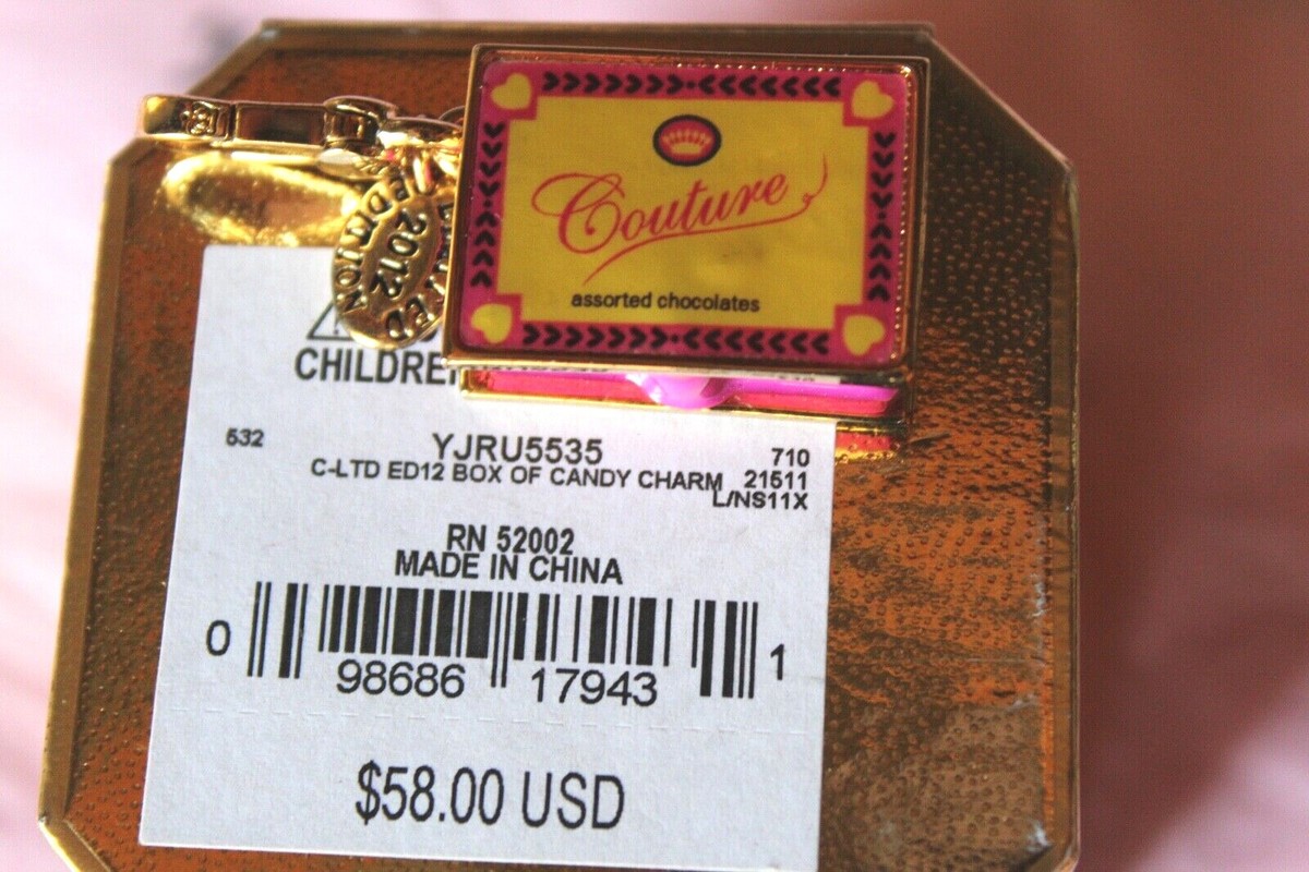 NWT Juicy Couture Charms Jupiter Planet Box Chocolates Candy Jar
