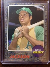 2021 Topps Update Reggie Jackson Cards That Never Were Blue Parallel Insert