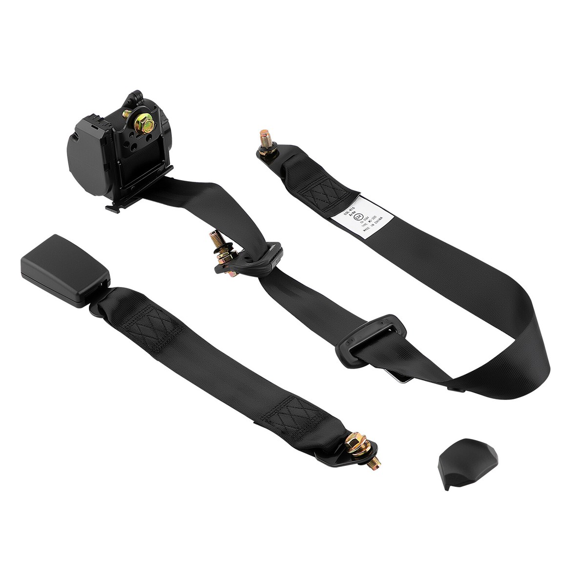 1 Sets Car Adjustable Retractable 3 Pont Safety Seat Belt Straps