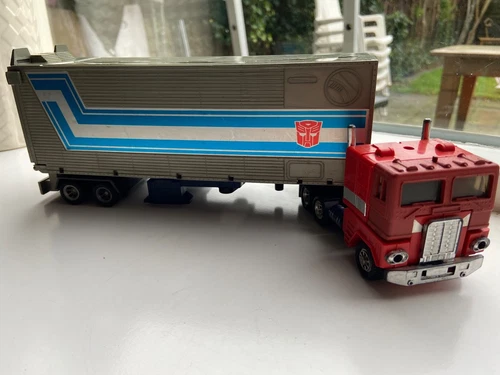 Transformers G1 1985 IGA Plasticos used OPTIMUS PRIME figure RED eyes mexico