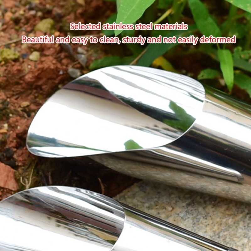 Bonsais Soil Scoops Stainless Steel Garden Hand Soil Scooper