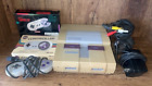 Super Nintendo Sns-001 Console Bundle 3 Controllers Authentic Tested