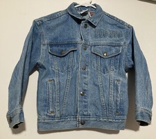 Vintage 90s Planet Mars M M Promo Youth Denim Jacket 8 Made in USA