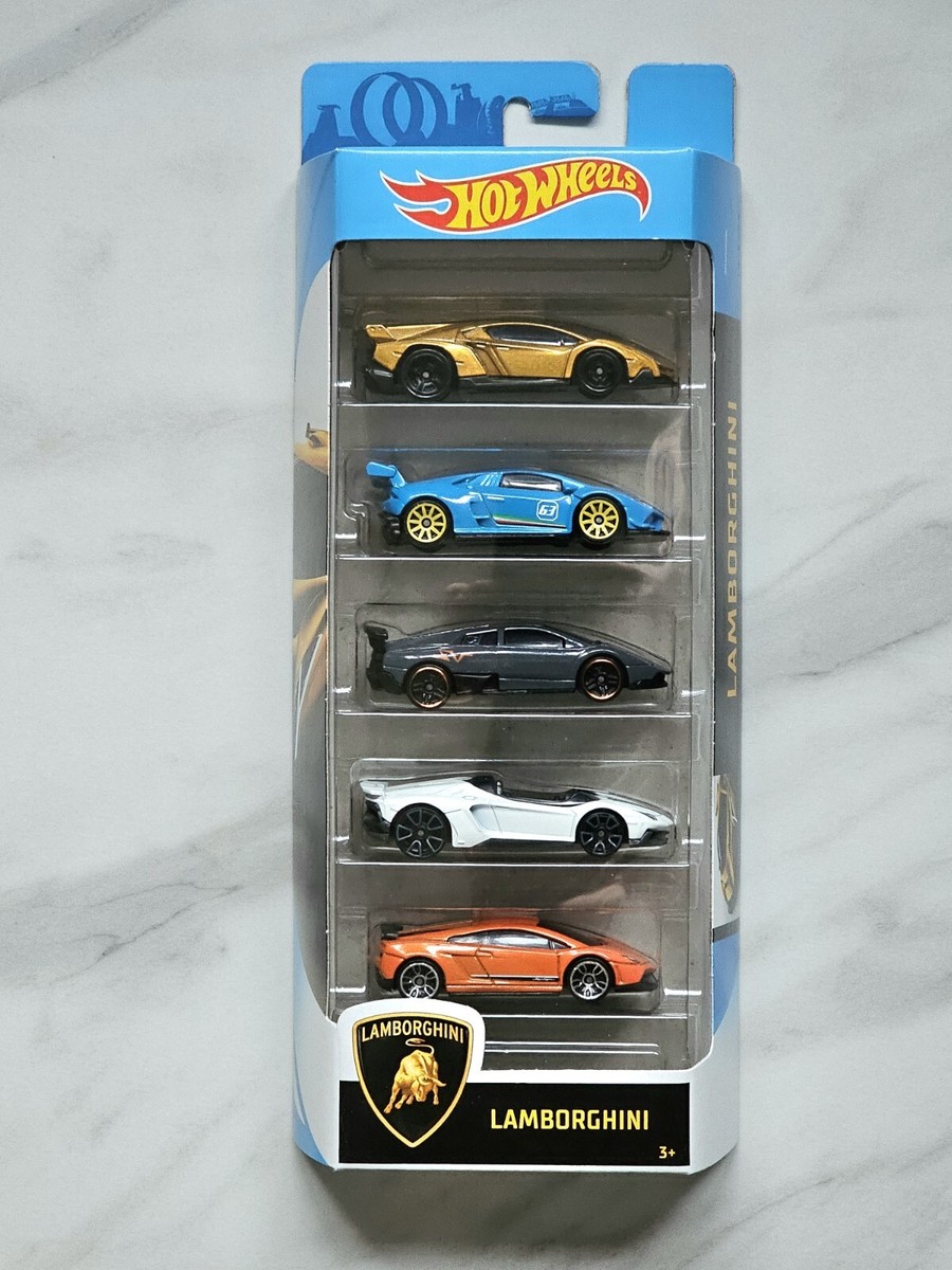 Hot wheels Lamborghini 5-Pack (2020) as pictured UK