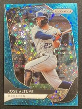 2020 PANINI PRIZM JOSE ALTUVE TEAL DONUT CIRCLES HOUSTON ASTROS #7/15