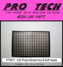PTMC 7 .020 Detailing Nuts & Bolts/Bolt Heads Search LBR Model Parts PRO TECH