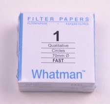 FILTER PAPER 7 cm 100 DISCS QUALITATIVE FAST 101