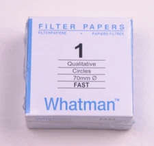 FILTER PAPER 7 cm 100 DISCS QUALITATIVE FAST 101