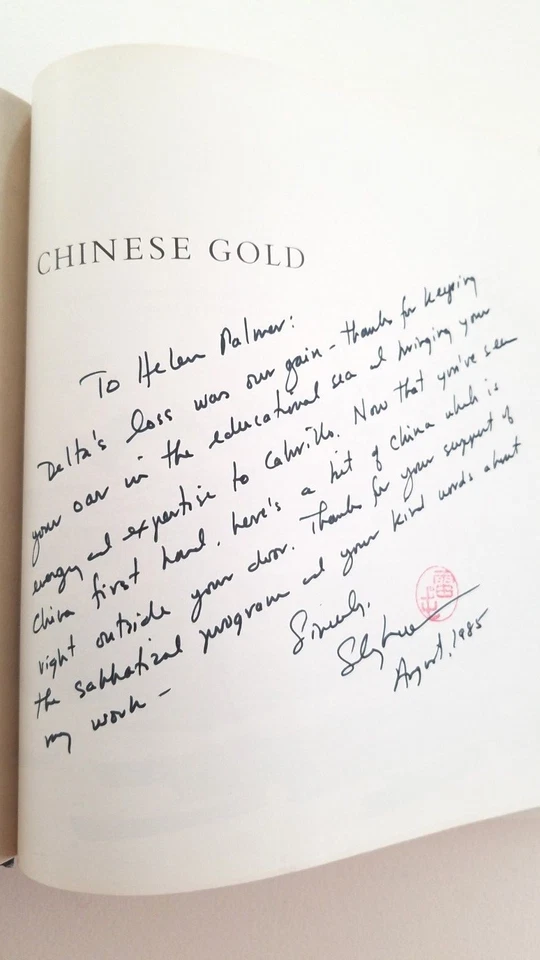 CHINESE GOLD, The Chinese in The Monterey Bay Region, author inscribed hardcover - Image 3 of 4