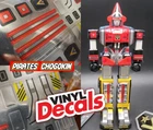 Decals Sticker Replacement Dx vintage Goggle V Robot Super Sentai Godaikin
