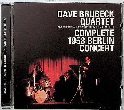Dave Brubeck Quartet -Complete 1958 Berlin Concert CD (RLR Records/Live Jazz) 