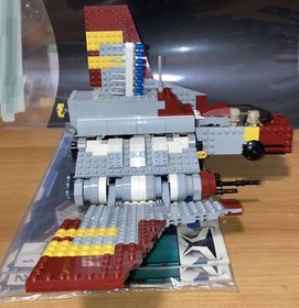 Lego Star Wars 8019 Republic Attack Shuttle 100% Complete Mace Windu Jedi Minifig